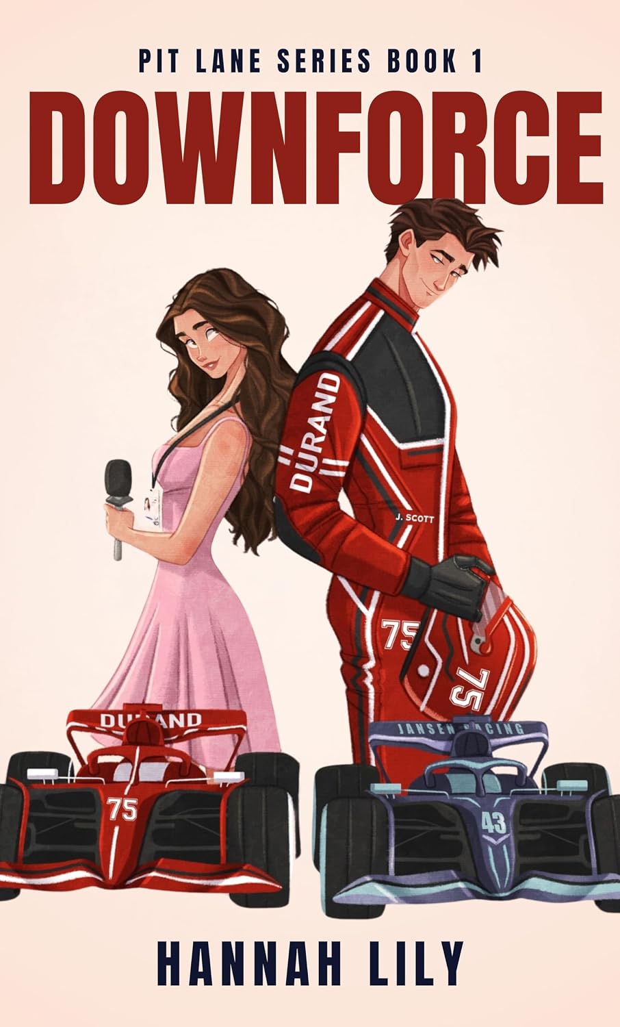Cover of Downforce by Hannah Lily